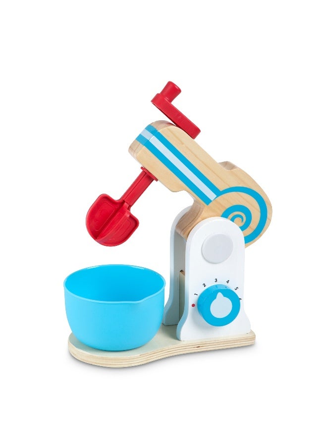 Melissa & Doug طقم خلاط كعكة خشبي مكون من 11 قطعة - Image 2