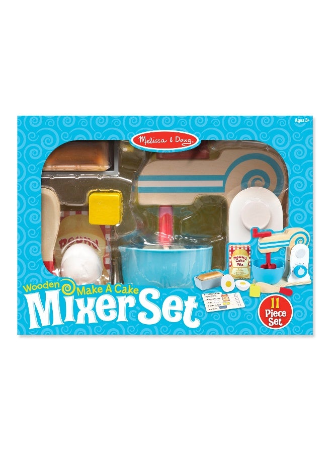 Melissa & Doug طقم خلاط كعكة خشبي مكون من 11 قطعة - Image 3