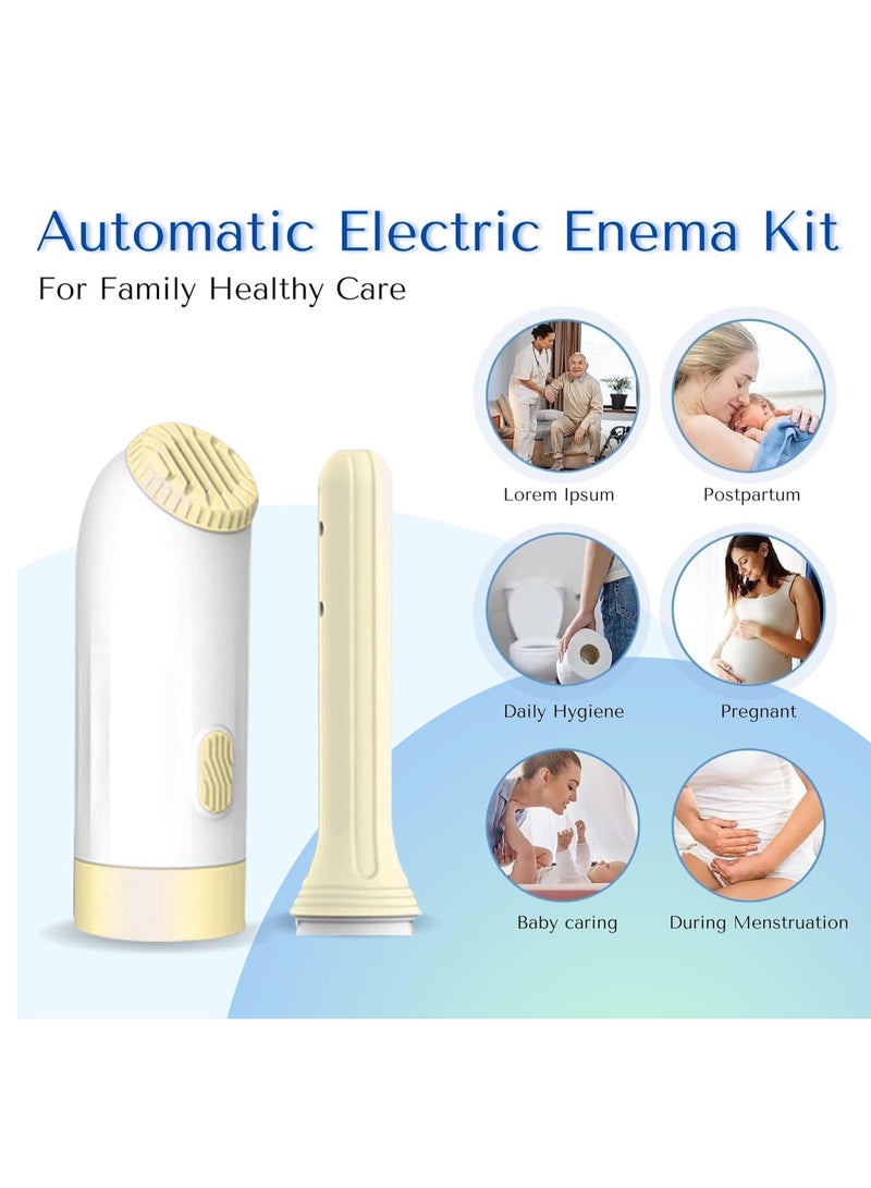 XiuWoo Portable IPX7 Waterproof Rechargeable Electric Bidet, Premium Travel Shatta, Handheld Sprayer for Personal Hygiene with 3 Speed ​​Automatic Irrigator, Water Bottle, Replaceable Rinse Head  - Image 2