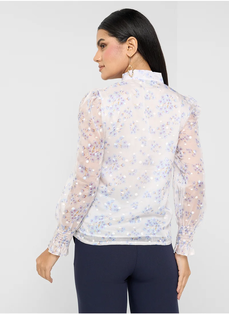 ايلا Floral Print Top