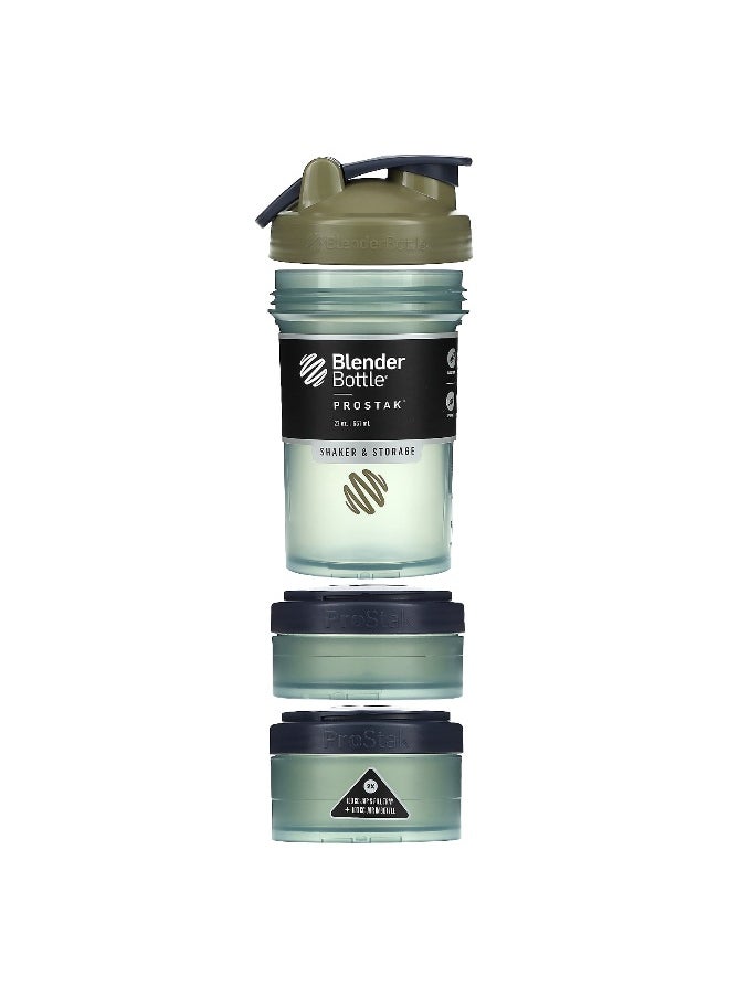 BlenderBottle - Blender Bottle, ProStak, FC Tan, 22 oz (651 ml) - Image 1