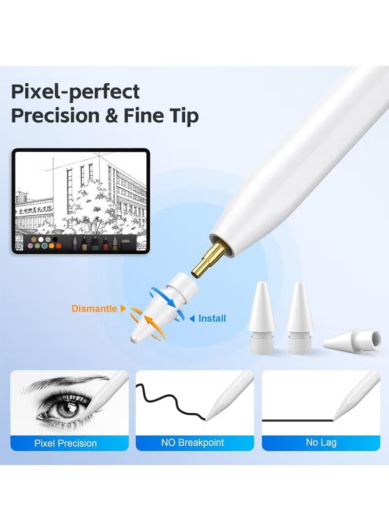 Arabest Active Stylus Pen for Huawei MatePad & Honor Pad Series, Magnetic Tablet Pen, School Supplies (NOT for iPad/iPhone) - Image 3