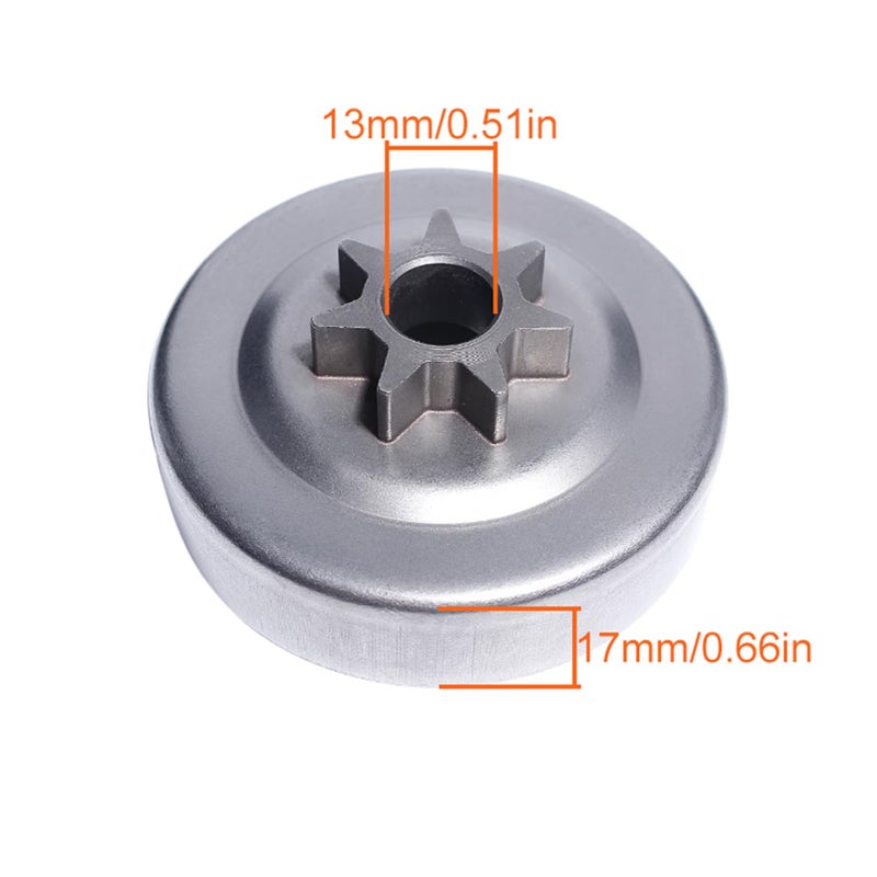 Mtanlo .325 Spur Sprocket Cover Clutch Drum Kit for Stihl MS261 MS261C MS271 MS271C MS291 MS291C Chainsaw Replace # 1121 160 2051, 1141 640 2001 - Image 2