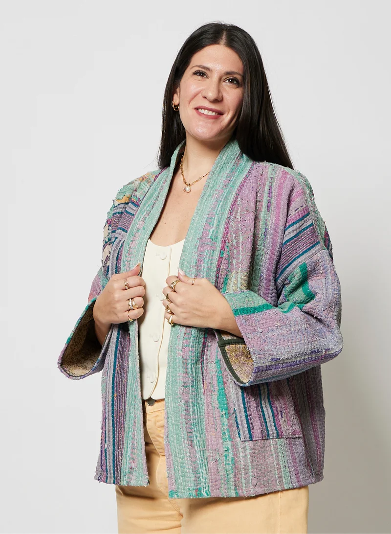 كشمش RUSTIC KANTHA JACKET