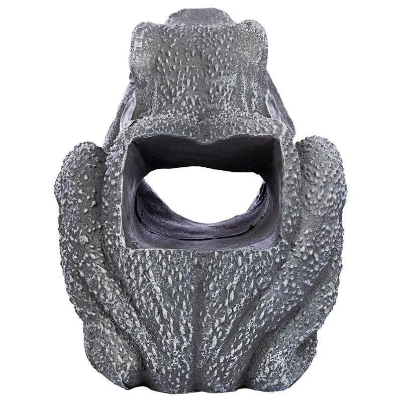 Design Toscano QM7512081 Garden Frog Decorative Object, Grey Stone - Image 5