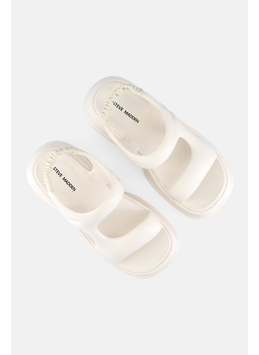 STEVE MADDEN - Women Sling Back Sandals, White - Image 1
