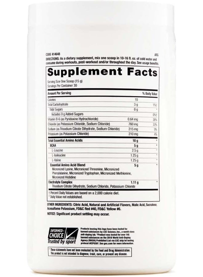 GNC Pro Performance Essential Amino Complete, Tangy Orange, 30 Servings, Supports Muscle Recovery - Image 2