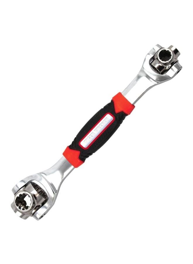 NIBEMINENT - Multi-Functional Adjustable Wrench Red/Black/Silver - Image 1