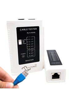 MULTYBYTE Multybyte LAN Cable Tester MultiFunctional for RJ11RJ12RJ45 CAT5CAT6 With 9 LED Indicators for CAT5eCAT6 10100 BaseT Supports TIA568A568B Standards  - Image 5