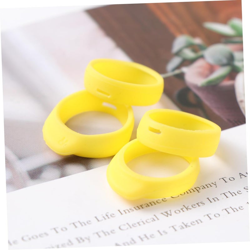 Yellow Silicone Earbud Covers Comfortable Earphone Tips For Secure Fit - Image 3