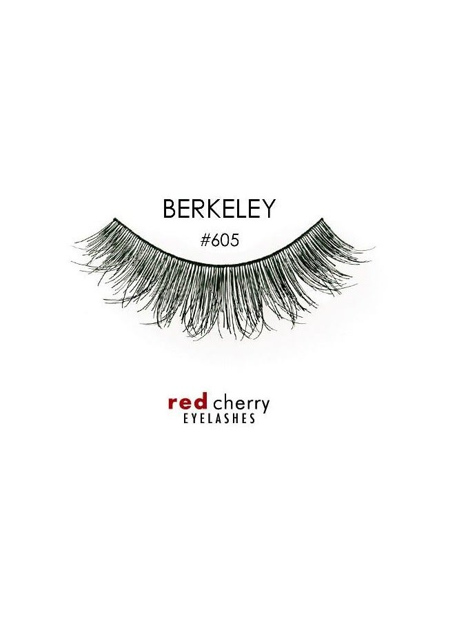 Red Cherry Eyelashes Human HAIR Black # 605 - Image 4