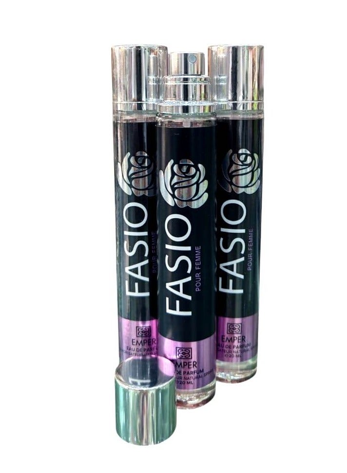 Fasio Pour Femme edp  20 ml×3