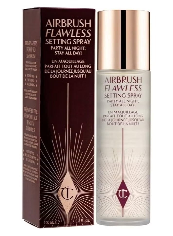 شارلوت تلبوري بخاخ تثبيت المكياج إيربراش فلوليس من شارلوت تيلبوري (100 مل / 3.3 أونصة سائلة) - Image 1