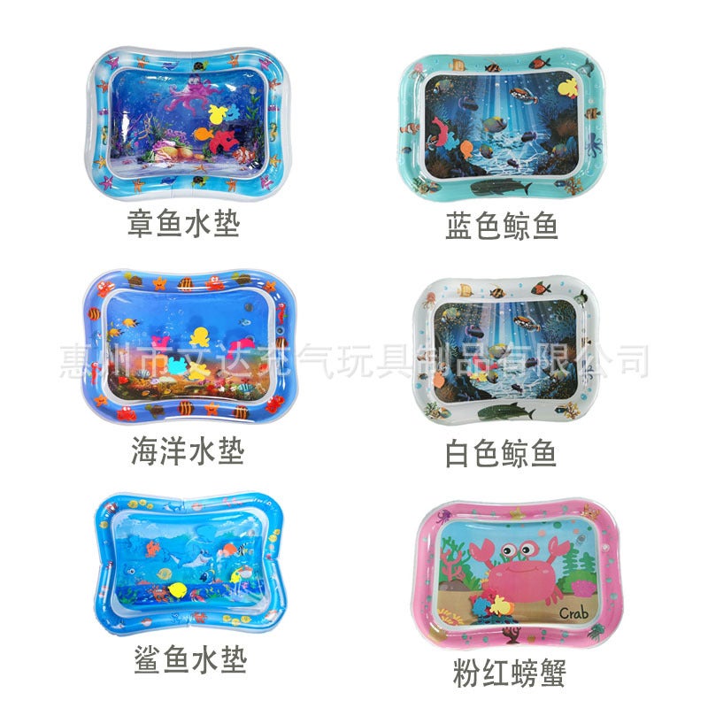 Baby Inflatable Water Pat Mat Learning Climbing Mat Pat Mat Factory Fully Picked Cpc Certified Ocean Float Does Not Contain Bpa - Image 3