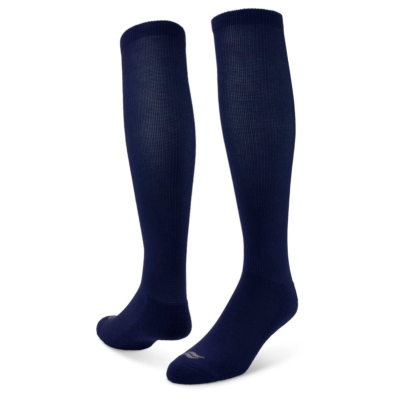 Sof Sole All Sport Over-the-Calf Team Athletic Performance Socks (2 Pair), Large, Navy - Image 4