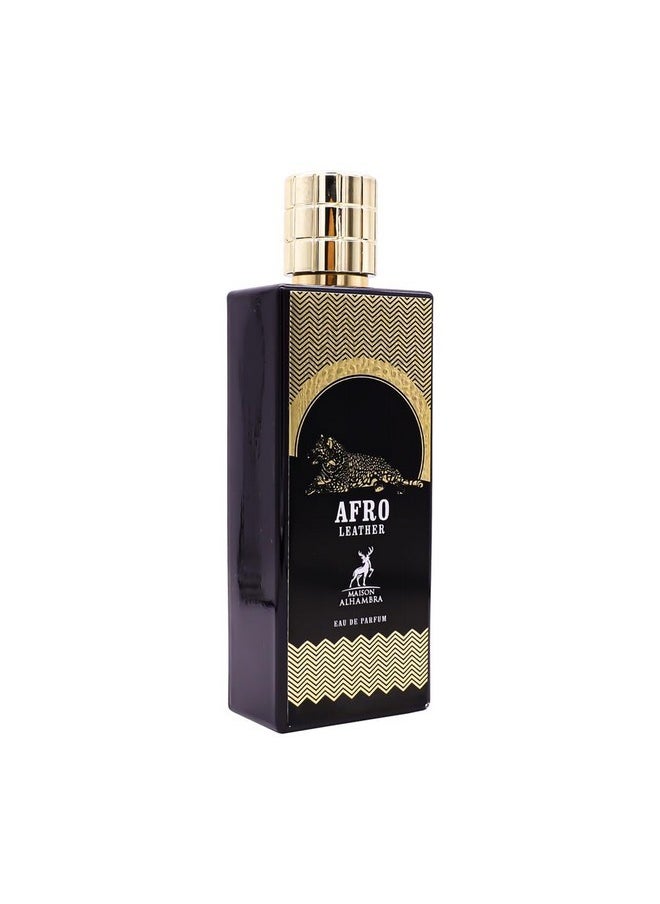 MAISON ALHAMBRA - Afro Leather For Men - 2.72 Oz Edp Spray - Image 1