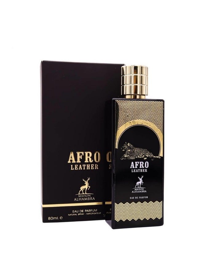 MAISON ALHAMBRA - Afro Leather For Men - 2.72 Oz Edp Spray - Image 1