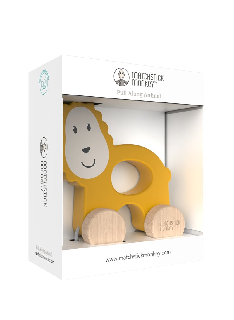 MATCHSTICK MONKEY - Playtime Pull Along Ludo Lion - Image 1