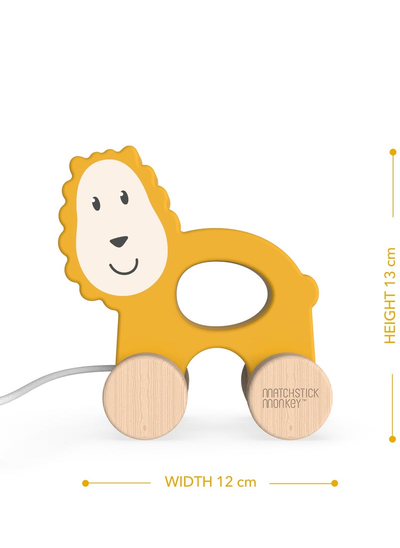 MATCHSTICK MONKEY - Playtime Pull Along Ludo Lion - Image 1