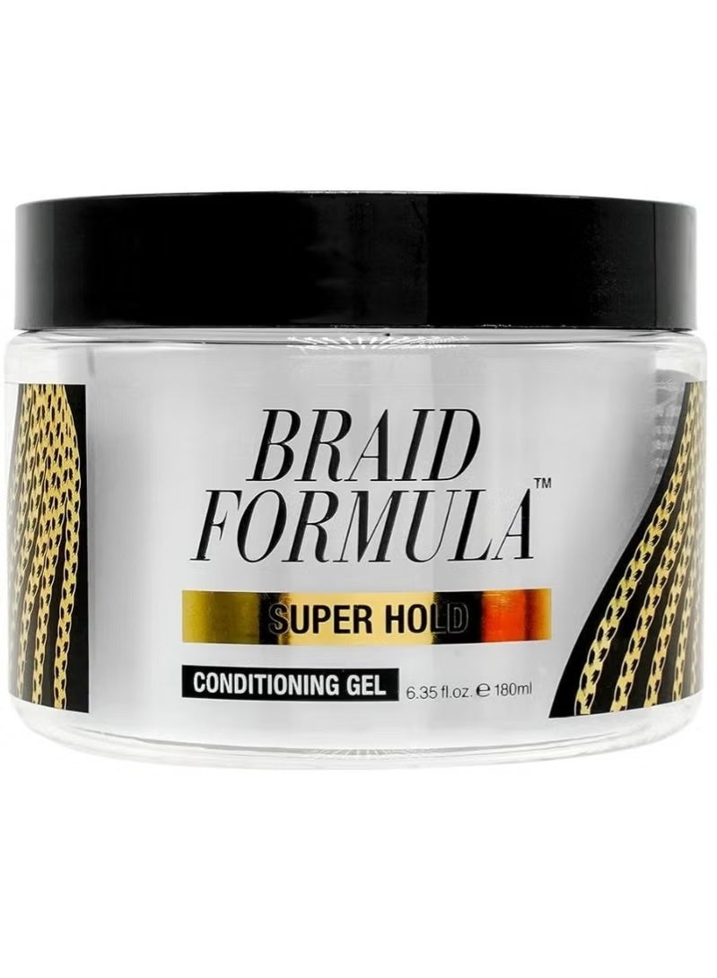 EBIN NEW YORK Braid Formula Conditioning Gel Super Hold 180ml