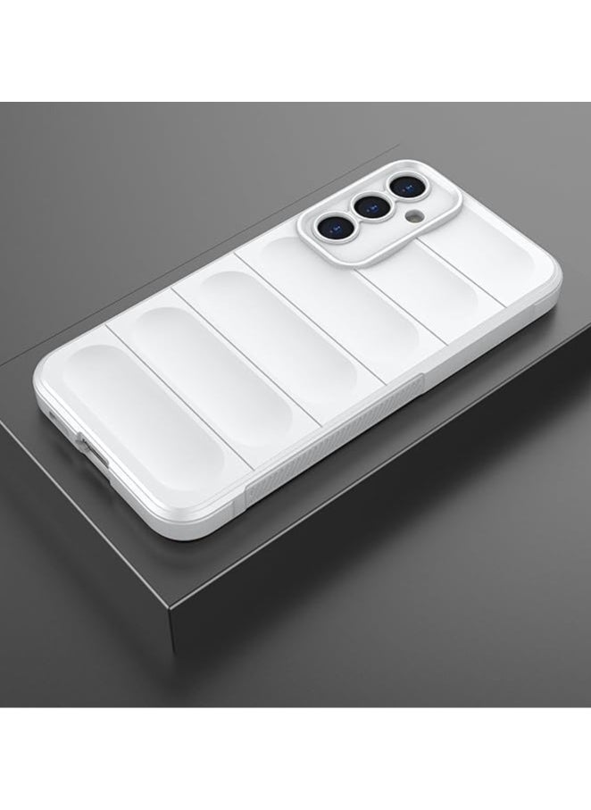 Generic Samsung Galaxy A15 /4G-5G Shockproof Silicone Camera Protection Case Cover Compatible with (White)  - Image 3