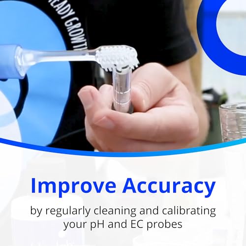 bluelab CAREKITPHCON Probe Care Kit for pH and Conductivity (TDS/PPM) Probes and Pens with 4 Solutions and Cleaners, Cleaning Kit Tool for Hydroponic system and Indoor Plant Grow - Image 3