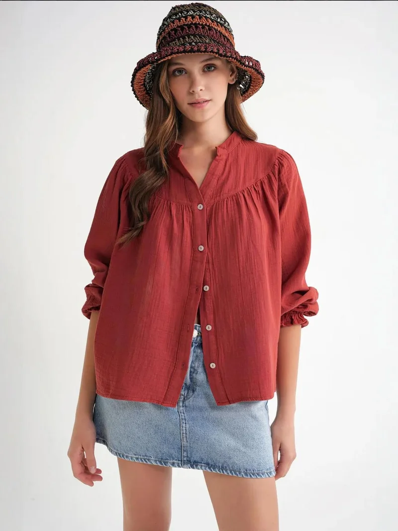 MixRay Mixray Linen Blend Shirt
