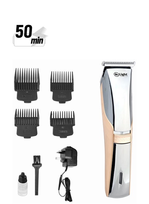 3 In 1 Function Rechargeable Hair Trimmer Clipper Trimmer Shaver Functions 50-70 Minutes Operating Time Style Wide