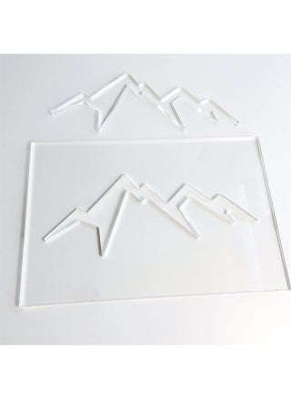 Mountain Range Template Clear Acrylic Template Woodworking Router Template - pzsku/Z8FAB9BC8AB2809E6B60CZ/45/1749491142/cba31455-647b-4cd0-b569-3eb05b7e18b9