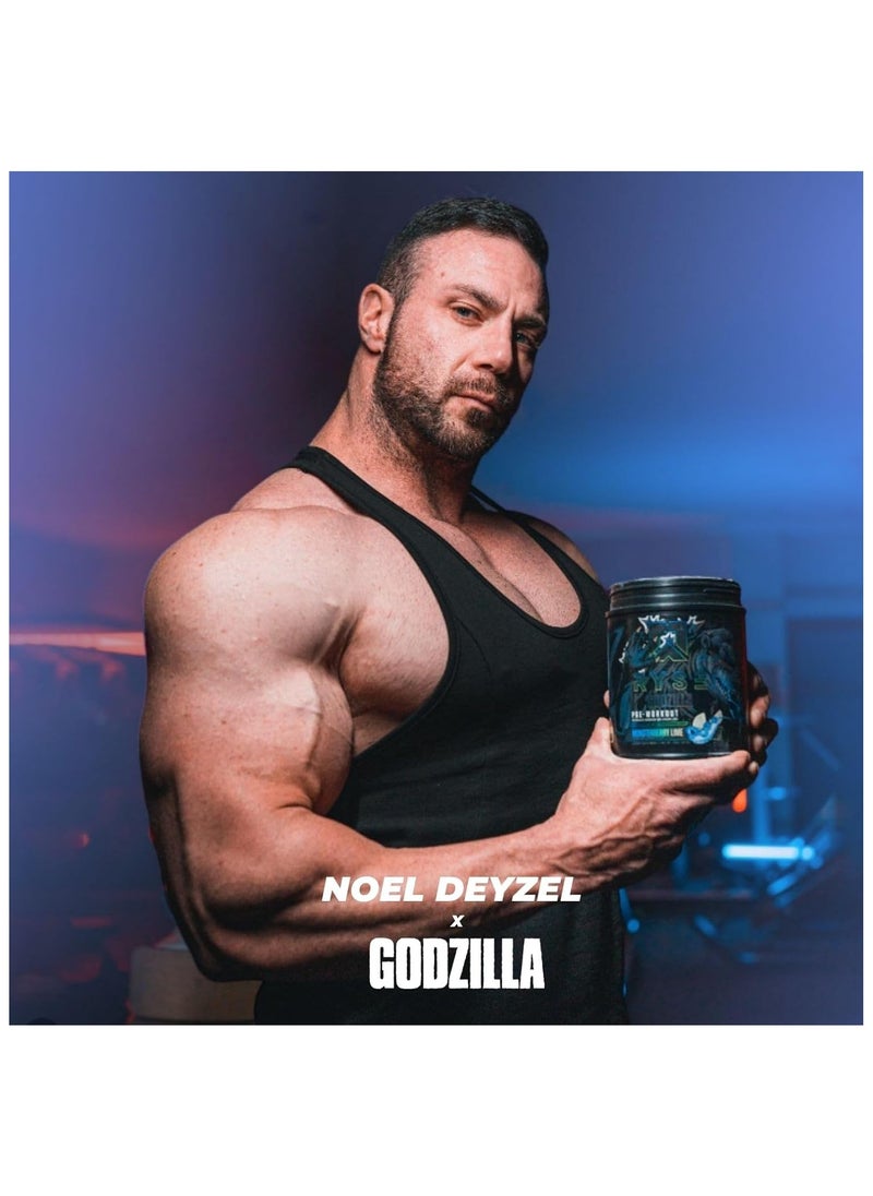 RYSE - Godzilla Pre Workout, Blue Raspberry, 40 Servings - Image 1