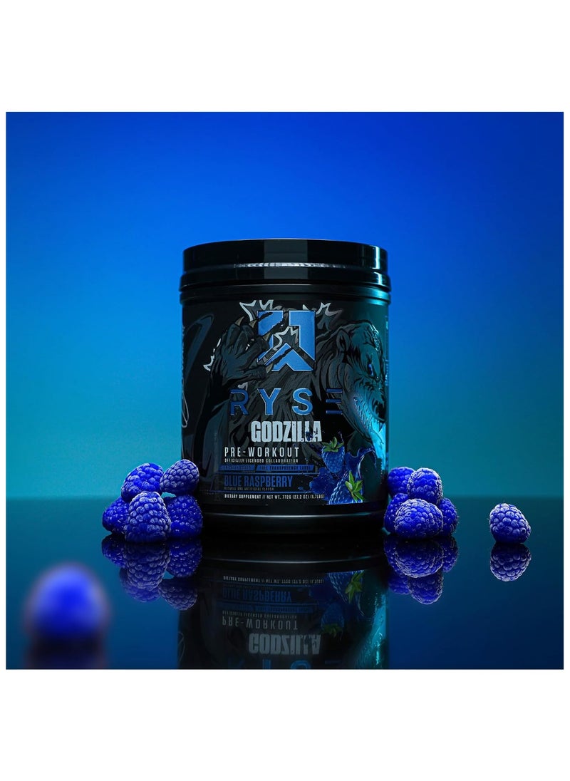 RYSE - Godzilla Pre Workout, Blue Raspberry, 40 Servings - Image 1
