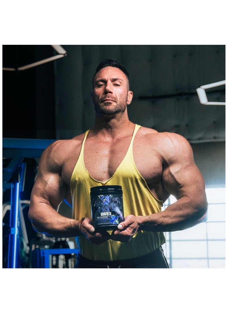 RYSE - Godzilla Pre Workout, Blue Raspberry, 40 Servings - Image 1