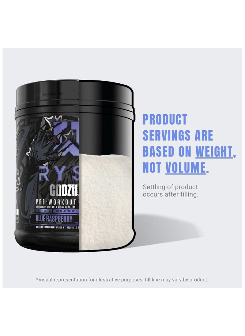 RYSE - Godzilla Pre Workout, Blue Raspberry, 40 Servings - Image 1
