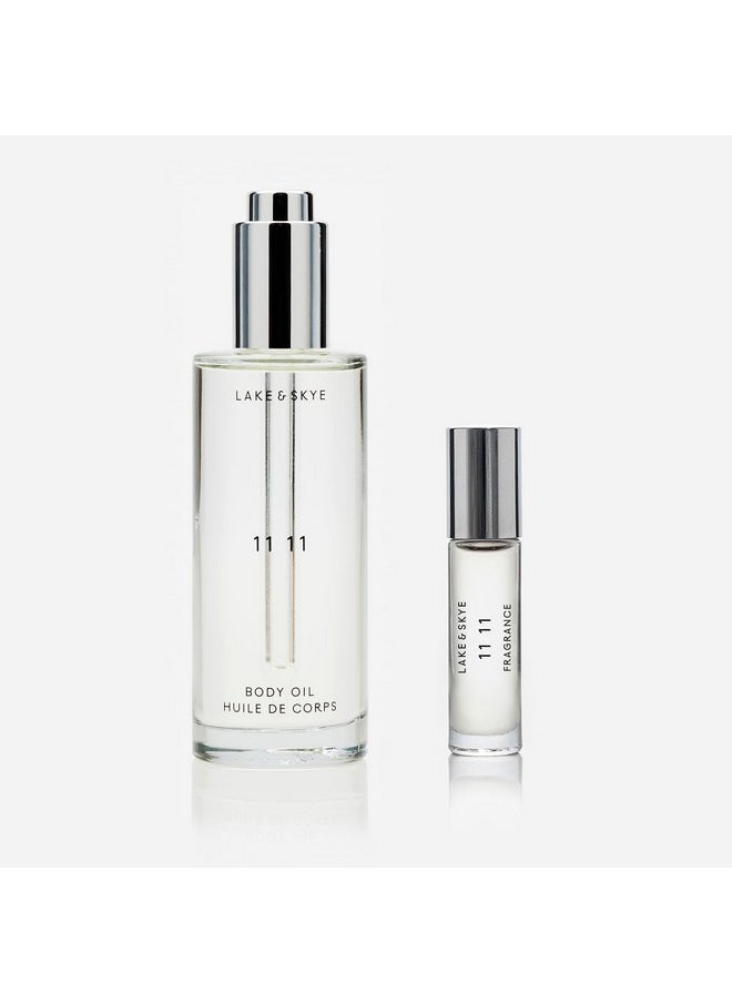 Lake & Skye Lake & Skye 11 11 Body Oil, 3.4 fl oz (100 ml), Hydrating with Vitamin E & Sweet Almond Oil - Sheer & Uplifting Scent  - Image 5