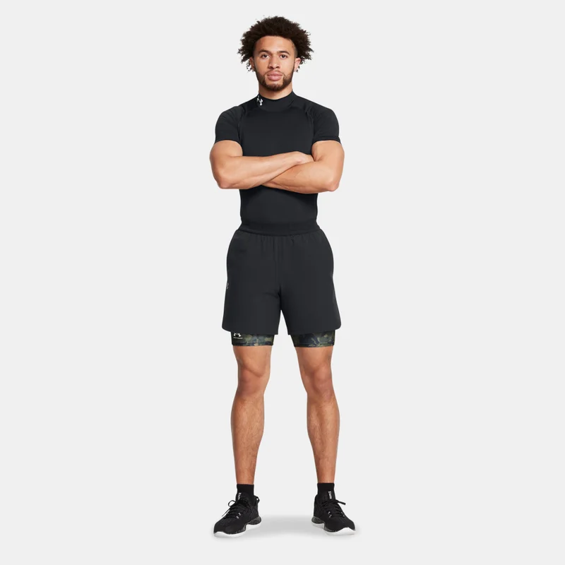 UNDER ARMOUR Men's HeatGear Printed Training Compression Shorts