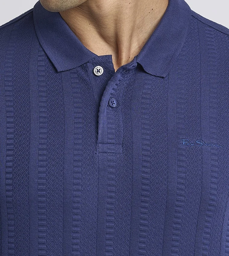 Ben Sherman  Ben Sherman Men's Short Sleeve Solid Polo Tees for Men | Best Price UAE