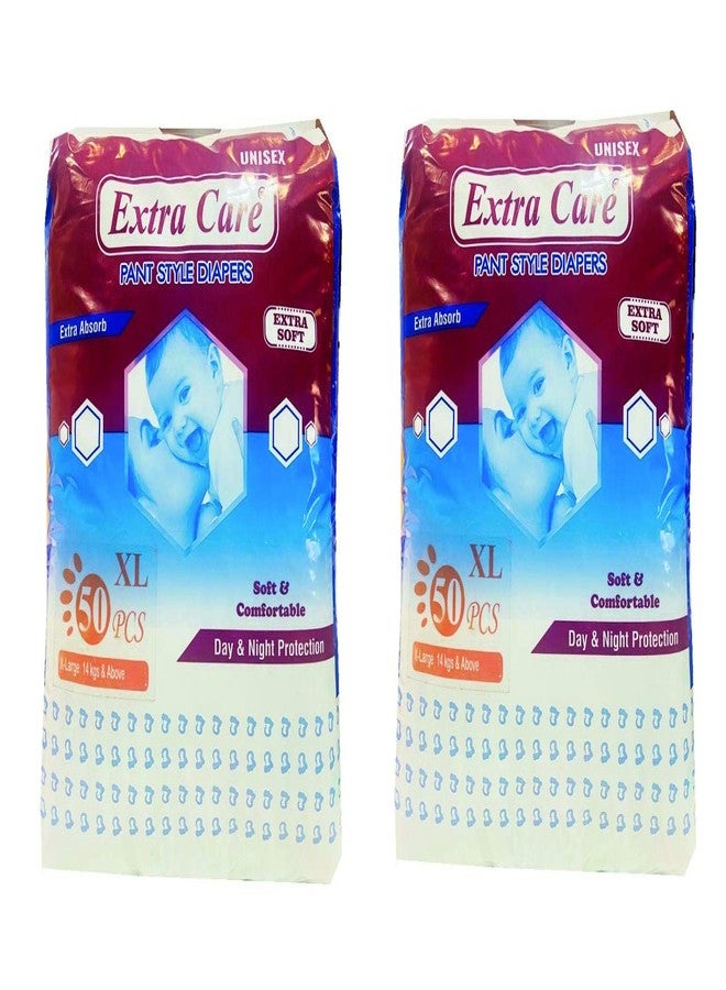 Extra Care Pant Diaper XL (100 Count Diaper) - Image 1