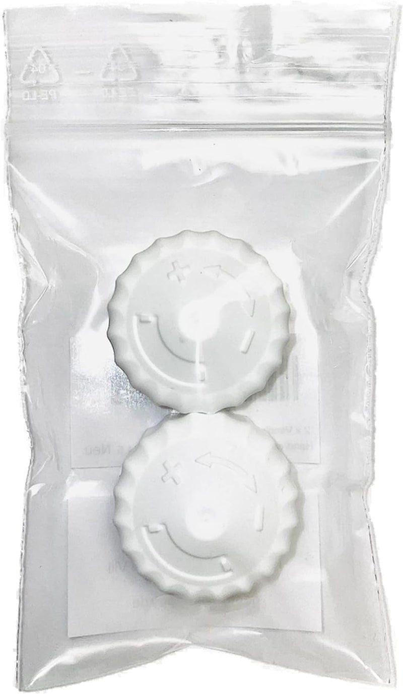 binoa 2 x Valve Protection Cap, Hand Regulator Cap, Construction Protection Cap, White, Simple Design, M30 x 1.5 - Image 3