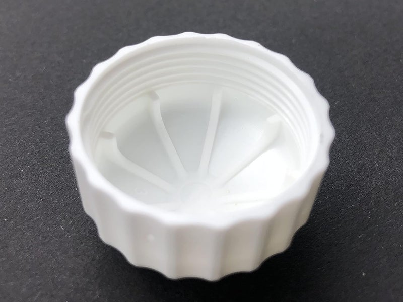 binoa 2 x Valve Protection Cap, Hand Regulator Cap, Construction Protection Cap, White, Simple Design, M30 x 1.5 - Image 4