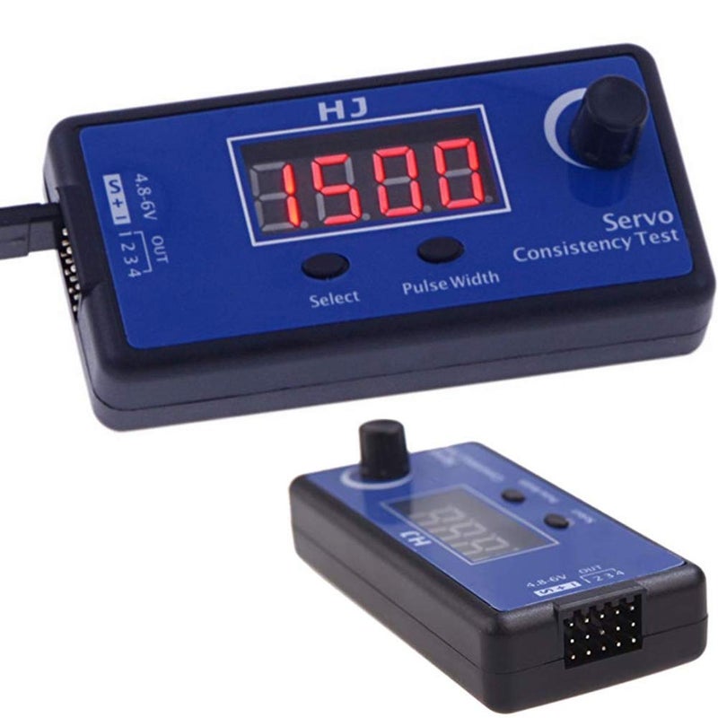 DIYmall HJ Digital RC Servo Tester ESC Consistency Tester Speed Controller for RC Helicopter Airplane Car Motor Throttle Display - Image 4