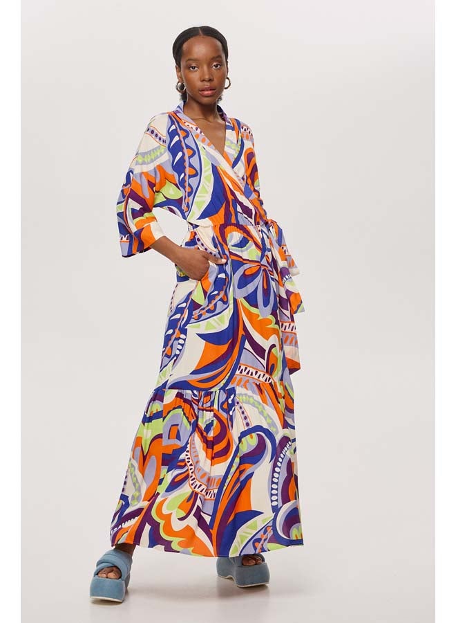 BSB Printed wrap dress - Image 3