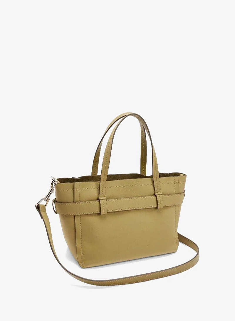 PARFOIS Yellow Tote bag with belt and pendant for Women | Best Price UAE