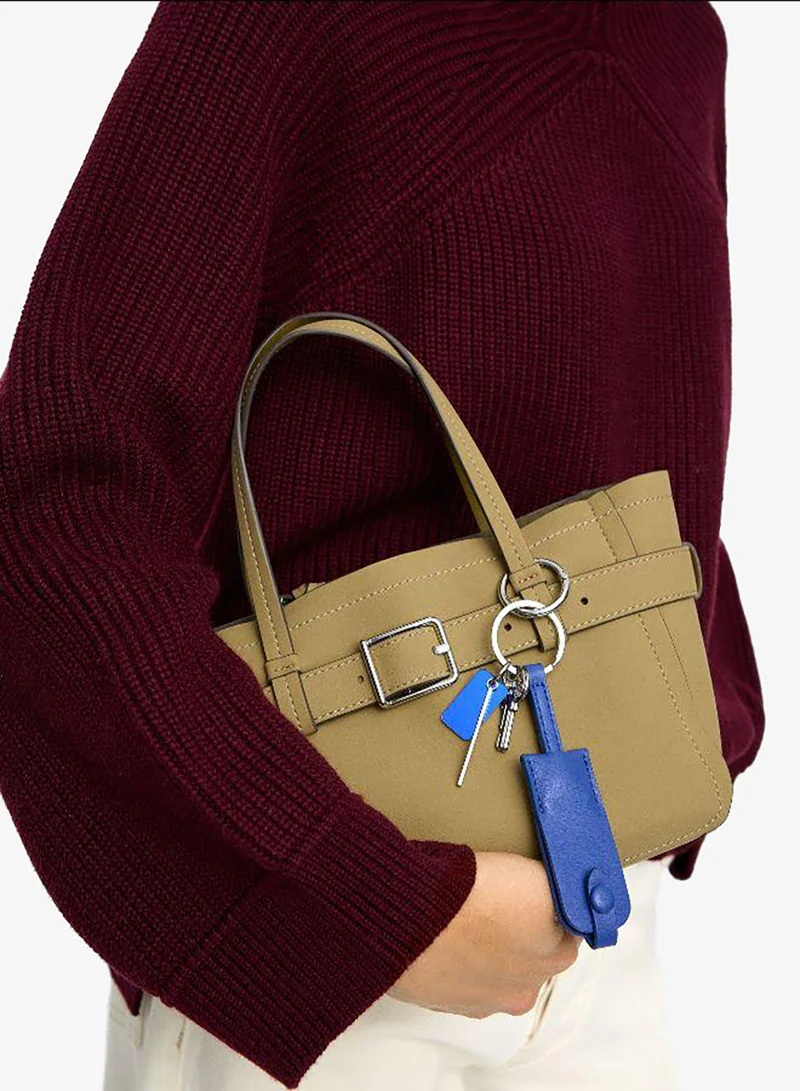 PARFOIS Tote bag with belt and pendant