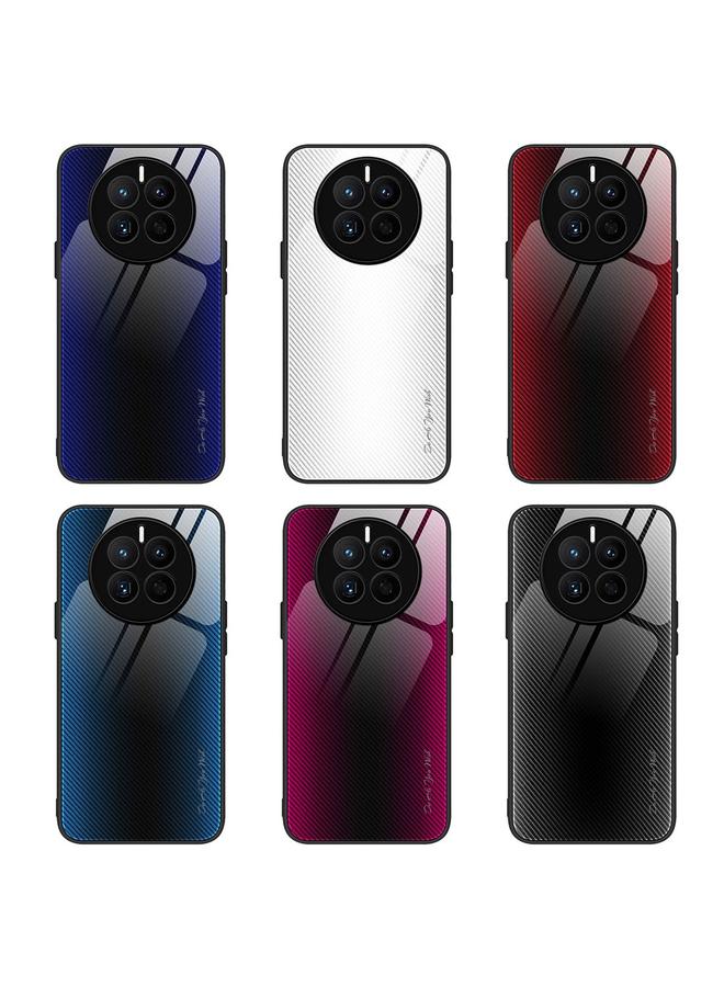 S-TOP Case For Huawei Mate 50 Texture Gradient Glass TPU Phone Case - Image 2