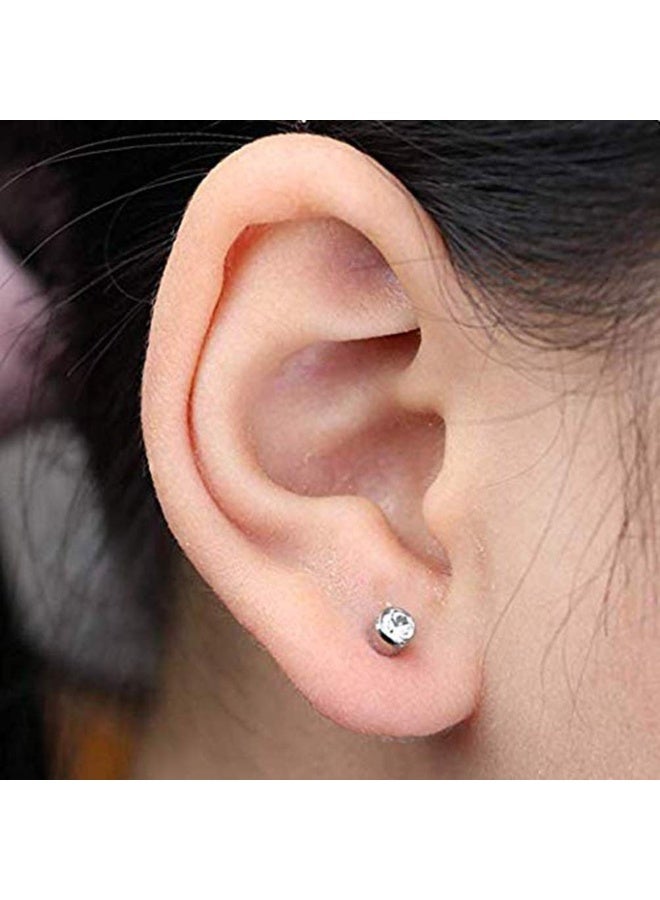 Generic Ear Piercing Kit, Disposable Ear Piercing Gun Preloaded CZ Earring Studs, Body Piercing Kits for Your Own Use at Home (Silver)  - Image 3