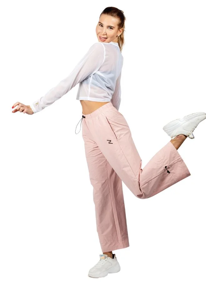 ZAECY Women's Bungee Cord Straight Pants