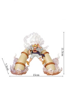 General One Piece creation Nika Luffy hand-made boxed statue hand-made ornaments model suitable for giving gifts to fans and friends  - Image 2