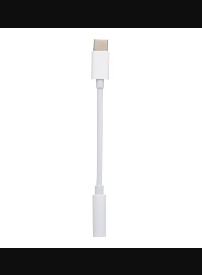 USB C to 3.5mm Headphone Jack Adapter CM20 White - Image 4