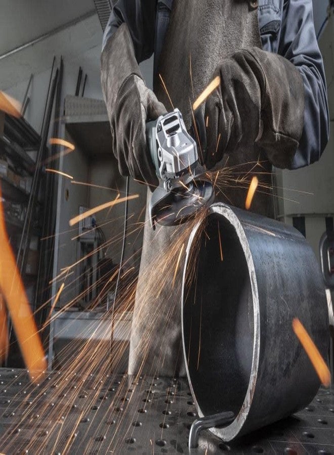 ميتابو مطحنة زاوية ميتابو 4-1/2 بوصة / 5 بوصة، 11000 دورة في الدقيقة، 7 أمبير، مفتاح منزلق (قفل)، W 750-115، 603604420، أخضر - Image 2