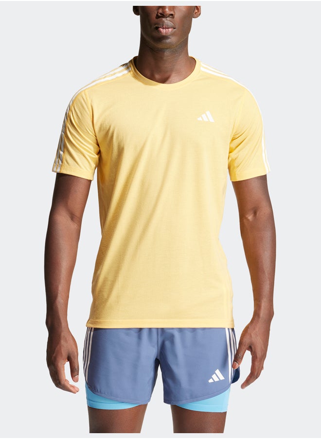 Adidas Own the Run 3-Stripes T-Shirt  - Image 2